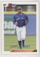 1992 Bowman Baseball Design - George Springer #/1,270