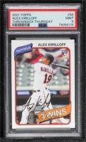 1980 Topps Baseball Design - Alex Kirilloff [PSA 9 MINT] #/1,489