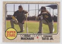1968 Topps Baseball Design - Manny Machado, Fernando Tatis Jr. (Dark Uniform) #…