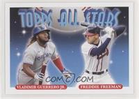 1993 Topps All Stars Baseball Design - Vladimir Guerrero Jr., Freddie Freeman #…