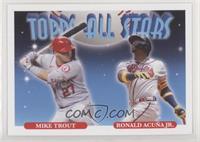 1993 Topps All Stars Baseball Design - Mike Trout, Ronald Acuna Jr. #/1,337