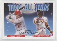 1993 Topps All Stars Baseball Design - Mike Trout, Ronald Acuna Jr. #/1,337