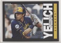 1985 Topps Football Design - Christian Yelich #/766