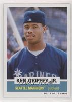 1961 Topps Bazooka Panels Design - Ken Griffey Jr. #/2,162