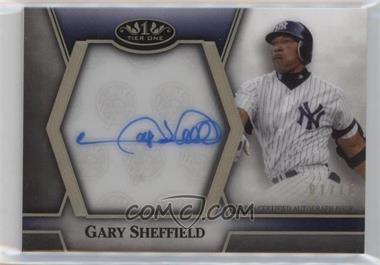 2021 Topps Tier One - Clear One Autographs #C1A-GS - Gary Sheffield /10