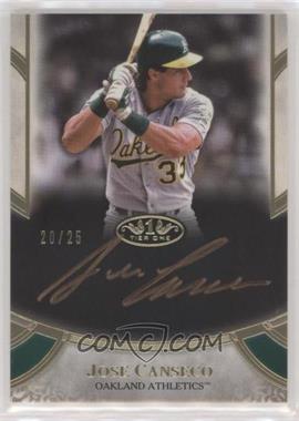 2021 Topps Tier One - Prime Performers Autographs - Bronze Ink #PPA-JCA - Jose Canseco /25