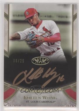 2021 Topps Tier One - Prime Performers Autographs - Bronze Ink #PPA-KWO - Kolten Wong /25