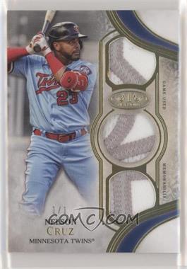 2021 Topps Tier One - Tier One Relics - Triple Patch #T1R-NC - Nelson Cruz /1