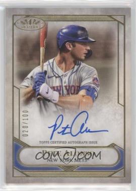 2021 Topps Tier One - Tier One Talent Autographs #T1TA-PA - Pete Alonso /100