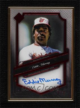 2021 Topps Transcendent Collection - Transcendent Collection Autographs - Red #TCA-EM - Eddie Murray /1