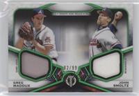 John Smoltz, Greg Maddux #/99