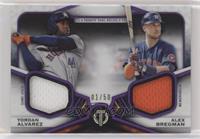 Yordan Alvarez, Alex Bregman #/50