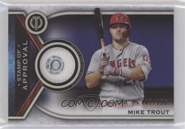 2021 Topps Tribute - Stamp of Approval Relics #SOA-MT - Mike Trout /150