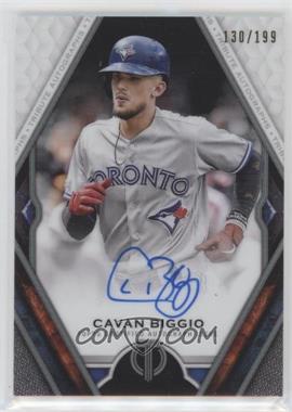 2021 Topps Tribute - Tribute Autographs #TA-CBI - Cavan Biggio /199