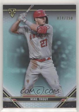 2021 Topps Triple Threads - [Base] - Aquamarine #1 - Mike Trout /150