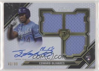 2021 Topps Triple Threads - Rookie and Future Phenom Autographed Relics #RFPAR-EO - Edward Olivares /99
