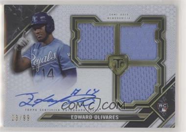 2021 Topps Triple Threads - Rookie and Future Phenom Autographed Relics #RFPAR-EO - Edward Olivares /99