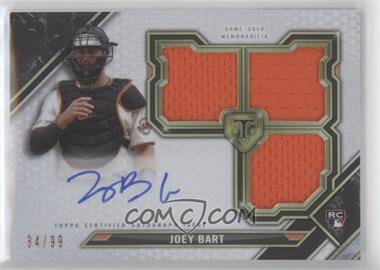 2021 Topps Triple Threads - Rookie and Future Phenom Autographed Relics #RFPAR-JB - Joey Bart /99