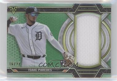 2021 Topps Triple Threads - Single Jumbo Relics - Emerald #SJR-IP - Isaac Paredes /27