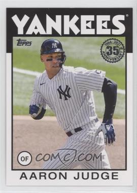 2021 Topps Update Series - 1986 Topps Baseball 35th Anniversary #86B-12 - Aaron Judge