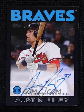 2021 Topps Update Series - 1986 Topps Baseball Autographs - Black #86A-ARI - Austin Riley /199