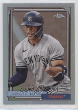 2021 Topps Update Series - 1992 Topps Redux Chrome #TC92-33 - Giancarlo Stanton