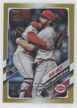 2021 Topps Update Series - [Base] - Gold Foil #US36 - Season Highlight - Wade Miley