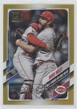 2021 Topps Update Series - [Base] - Gold Foil #US36 - Season Highlight - Wade Miley