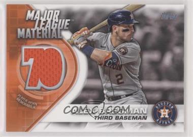 2021 Topps Update Series - Major League Material #MLM-AB - Alex Bregman