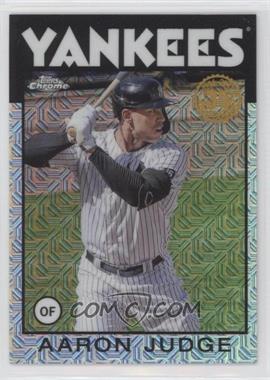 2021 Topps Update Series - Silver Pack 1986 Topps Chrome Baseball #86C-2 - Aaron Judge