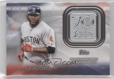 2021 Topps Update Series - Topps 70th Anniversary Manufactured Logo Patches #T70P-DO - David Ortiz