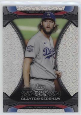 2021 Topps Update Series - Topps Tek 70th Anniversary #TTA-20 - Clayton Kershaw