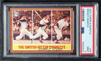 1962 Topps The Switch Hitter Connects [PSA 9 MINT]