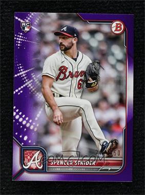 2022 Bowman - [Base] - Purple Border #41 - Spencer Strider /250