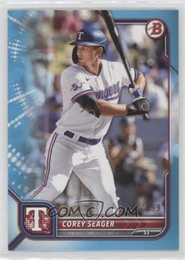 2022 Bowman - [Base] - Sky Blue Border #8 - Joey Gallo /499