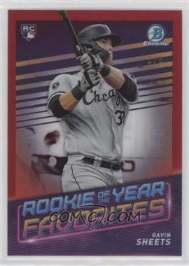 2022 Bowman - Rookie of the Year Favorites - Red Refractor #ROYF-10 - Gavin Sheets /5