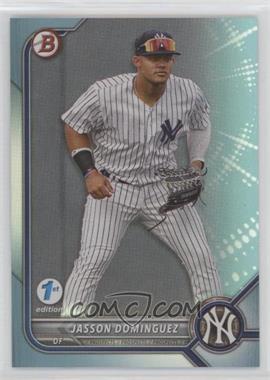 2022 Bowman 1st Edition - [Base] - Sky Blue Foil #BPPF-98 - Jasson Dominguez