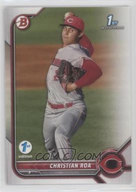 2022 Bowman 1st Edition - [Base] #BPPF-130 - Christian Roa