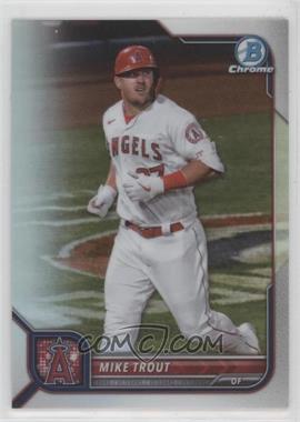 2022 Bowman Chrome - [Base] - Refractor #13 - Mike Trout /499
