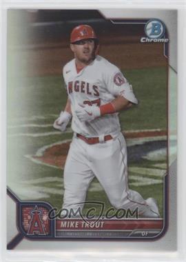 2022 Bowman Chrome - [Base] - Refractor #13 - Mike Trout /499