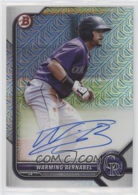 2022 Bowman Chrome - Mega Box Chrome Mojo Autographs #BCMA-WB - Warming Bernabel