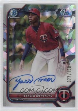 2022 Bowman Chrome - Prospect Autographs - Atomic Refractor #CPA-YMS - Yasser Mercedes /100