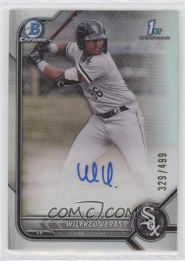 2022 Bowman Chrome - Prospect Autographs - Refractor #CPA-WV - Wilfred Veras /499