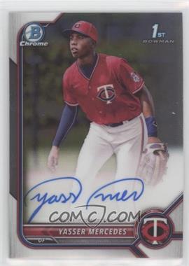 2022 Bowman Chrome - Prospect Autographs #CPA-YMS - Yasser Mercedes