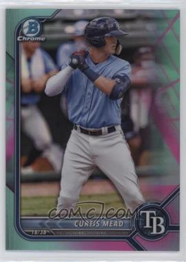 2022 Bowman Chrome - Prospects - Aqua/Pink Vapor Refractor #BCP-223 - Curtis Mead /125