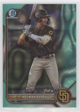 2022 Bowman Draft - Chrome - Aqua Lava Refractor #BDC-161 - Rosman Verdugo /199