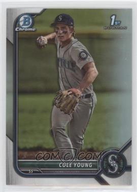 2022 Bowman Draft - Chrome - Refractor #BDC-112 - Cole Young