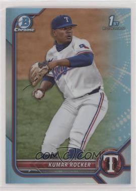 2022 Bowman Draft - Chrome - Sky Blue Refractor #BDC-164 - Kumar Rocker