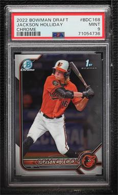 2022 Bowman Draft - Chrome #BDC-168 - Jackson Holliday [PSA 9 MINT]