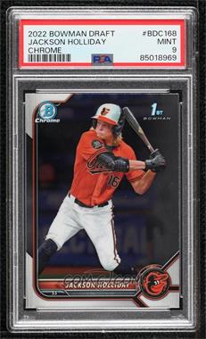 2022 Bowman Draft - Chrome #BDC-168 - Jackson Holliday [PSA 9 MINT]